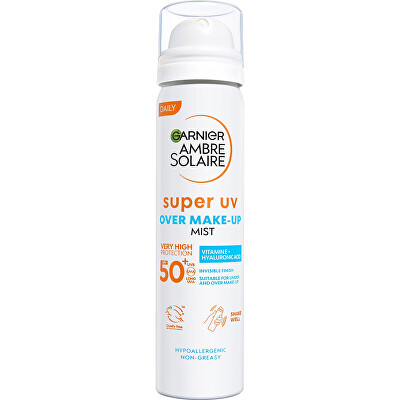 Garnier - Ochranná pleťová mlha SPF 50 Ambre Solaire Super UV (Protection Mist) 75 ml