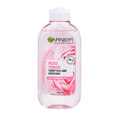 Garnier - Pleťová voda pro suchou a citlivou pleť Rose Toner (Tonifying and Soothing Water) 200 ml