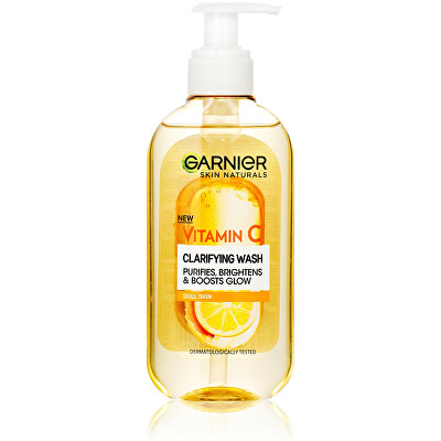 Garnier - Rozjasňujicí čisticí gel s vitamínem C Skin Naturals (Clarifying Wash) 200 ml