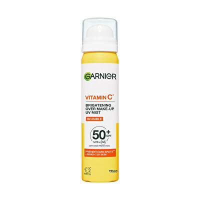 Garnier - Rozjasňující pleťová mlha SPF 50+ Vitamin C (Brightening Over Make-up UV Mist) 75 ml