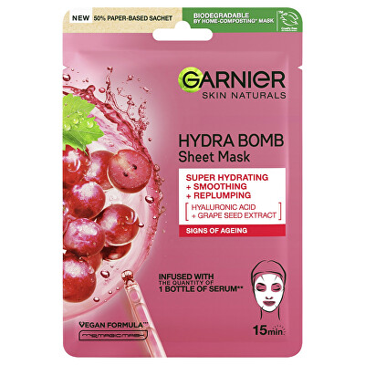 Garnier - Textilní hydratační maska Hydra Bomb (Tissue Mask) 28 g