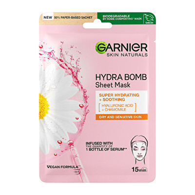 Garnier - Textilní pleťová maska Moisture + Comfort (Sheet Mask) 28 g