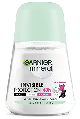 Garnier - Minerální antiperspirant pro dlouhotrvající svěžest Roll-on Invisible 50 ml