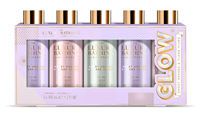 The Luxury Bathing Company - Dárková sada sprchových gelů Pomeranč & Ylang Ylang 5 ks