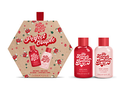 The Luxury Bathing Company - Dárková mini sada koupelové péče Vánoční cukrovinky, Kakao & Vanilka 2 ks
