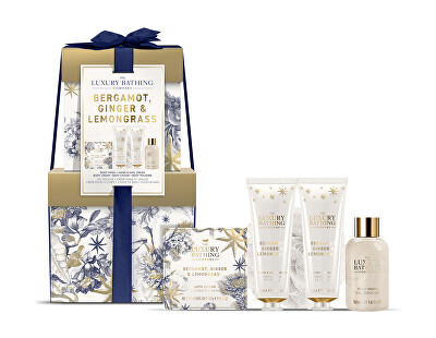 The Luxury Bathing Company - Dárková mini sada péče o tělo Bergamot, Zázvor & Lemongrass 5 ks