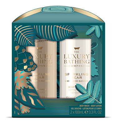 The Luxury Bathing Company - Dárková sada péče o tělo Hruška & Květ nektarinky 3 ks