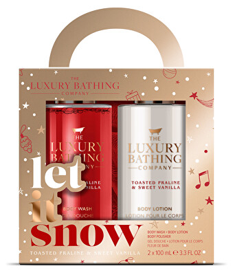 The Luxury Bathing Company - Dárková sada péče o tělo Pralinka & Vanilka 3 ks