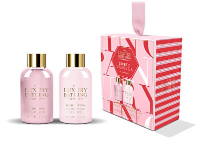 The Luxury Bathing Company - Dárková sada péče o tělo Vanilka & Mandle 2 ks