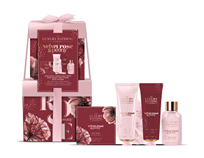 The Luxury Bathing Company - Dárková sada Růže & Pivoňka 5 ks