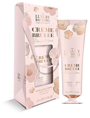 The Luxury Bathing Company - Krém na ruce Creme brulée, Pomerančový květ & Vanilka (Hand & Nail Cream) 50 ml