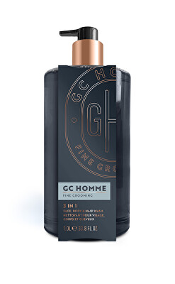Grace Cole - Mycí gel na pleť, tělo i vlasy 3v1 Černý pepř & Mandarinka (Face, Body & Hair Wash) 1000 ml