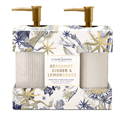 The Luxury Bathing Company - Dárková sada péče o ruce v krabičce Bergamot, Zázvor & Lemongrass 2 ks