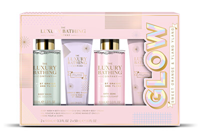 The Luxury Bathing Company - Dárková sada péče o tělo Pomeranč & Ylang Ylang 4 ks