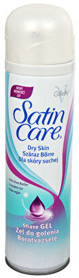 Gillette - Gel na holení s bambuckým máslem pro suchou pokožku Satin Care (Shave Gel) 200 ml