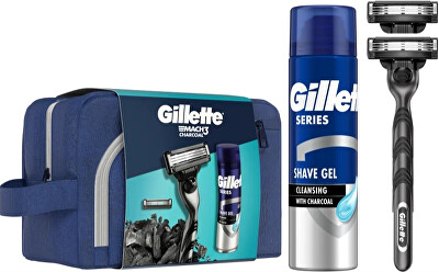 Gillette - Dárková sada na holení Mach3 Charcoal