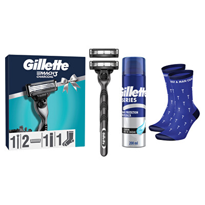 Gillette - Dárková sada Mach3 Charcoal Set