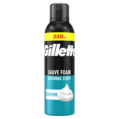 Gillette - Pěna na holení Original Scent Sensitive Shave Foam 250 ml