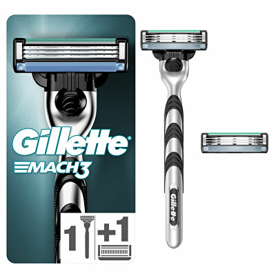 Gillette - Holicí strojek Mach3 + 2 hlavice