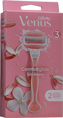 Gillette - Holicí strojek Venus Comfort Glide Spa Breeze + 2 hlavice