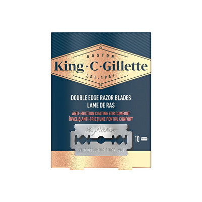 Gillette - Náhradní žiletky King (Double Edge Razor Blades) 10 ks
