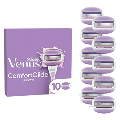 Gillette - Náhradní hlavice ComfortGlide Breeze 10 ks