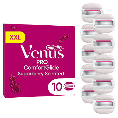 Gillette - Náhradní hlavice ComfortGlide Sugarberry 10 ks