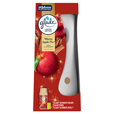 Glade - Automatický osvěžovač vzduchu + náplň Warm Apple Pie 269 ml