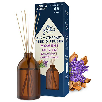 Glade - Pálcás illatosító levendula és szantálfa illatával Aromatherapy Reed Moment of Zen 80 ml