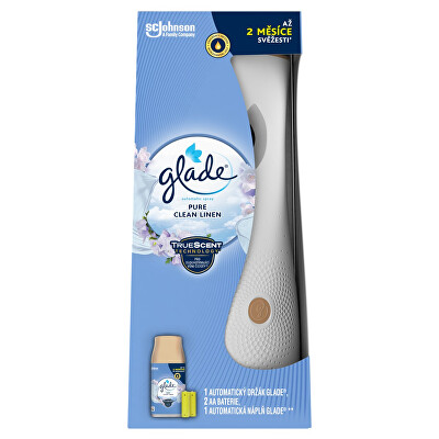 Glade - Automatický osvěžovač vzduchu Pure Clean Linen Automatic Spray 269 ml