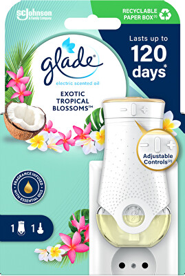 Glade - Elektrický osviežovač vzduchu + náplň Exotic Tropical Blossoms 20 ml