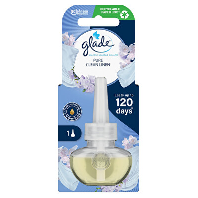 Glade - Náplň do elektrického osviežovača vzduchu Pure Clean Linen 20 ml