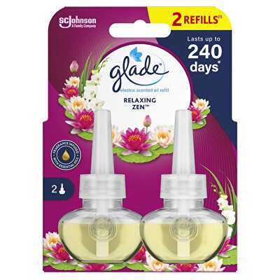 Glade - Sada náplní do elektrického osvěžovače vzduchu Relaxing Zen 2 x 20 ml