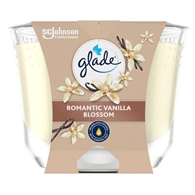 Glade - Vonná svíčka Romantic Vanilla Blossom 204 g