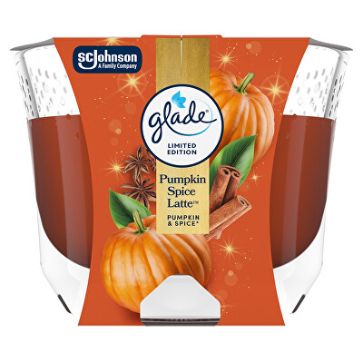 Glade - Vonná svíčka Maxi Pumpkin Spice Latte 204 g