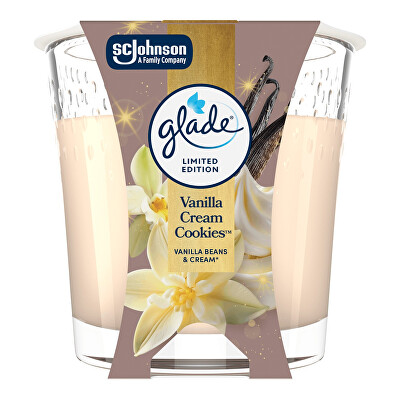 Glade - Vonná svíčka Vanilla Cream Cookies 112 g