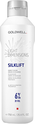 Goldwell - Krémový peroxid pro šetrné zesvětlování vlasů Light Dimensions SilkLift 6% (Conditioning Cream Developer) 750 ml