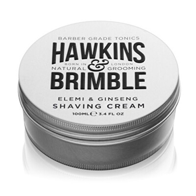 Hawkins & Brimble - Hydratační krém na holení s vůní elemi a ženšenu (Elemi & Ginseng Shaving Cream) 100 ml