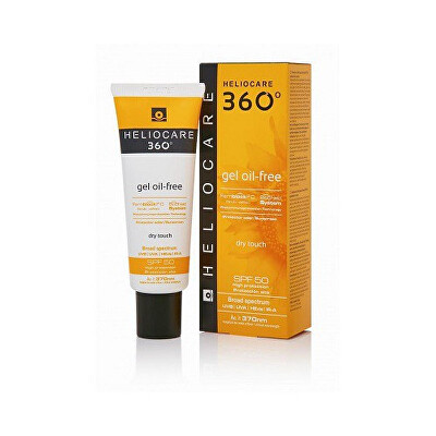 Heliocare - Gel na opalování bez oleje SPF 50 360° (Gel Oil-Free) 50 ml