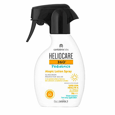 Heliocare - Dětské opalovací mléko ve spreji pro citlivou a atopickou pokožku SPF 50 360° (Atopic Lotion Spray) 250 ml