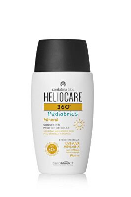 Heliocare - Dětský opalovací krém pro citlivou a atopickou pokožku SPF 50+ 360° (Mineral Sun Cream) 50 ml