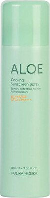 Holika Holika - Osvěžující opalovací sprej na obličej i tělo Aloe Cooling (Sunscreen Spray) 100 ml
