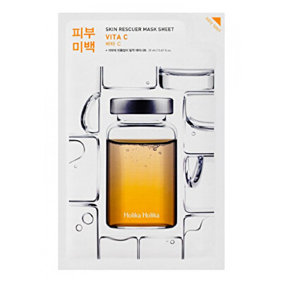 Holika Holika - Fényesítő szövetmaszk Vita C Skin Rescue 20 ml
