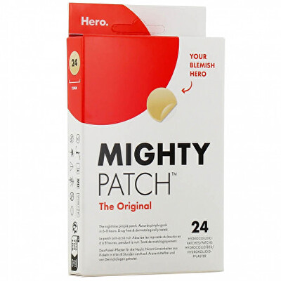 Hero. - Náplasti na nedokonalosti pleti Mighty Patch The Original (Hydrocolloid Patches) 24 ks