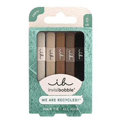 Invisibobble - Gumička do vlasů Hair Tie Mocha 5 ks