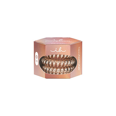 Invisibobble - Gumička do vlasů Original Premium Bronze me Pretty 3 ks