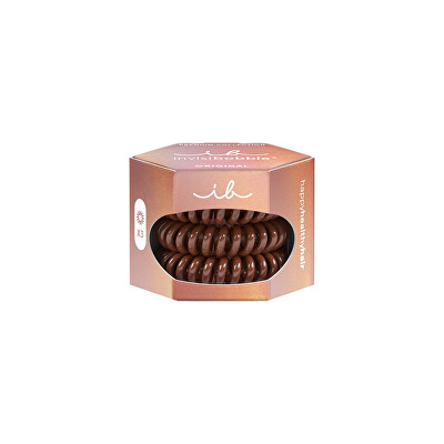 Invisibobble - Gumička do vlasů Original Premium Pretzel Brown 3 ks