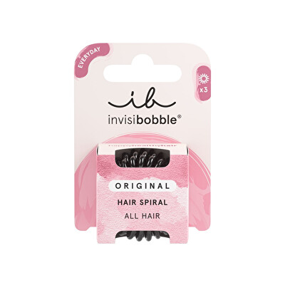 Invisibobble - Gumička do vlasů Original True Black 3 ks