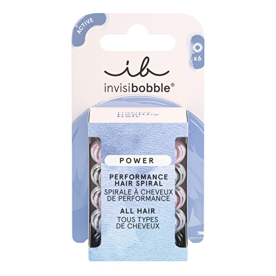 Invisibobble - Gumička do vlasů Power Be visible 6 ks