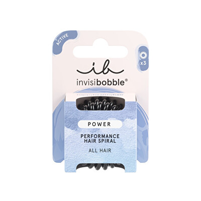 Invisibobble - Gumička do vlasů Power True Black 3 ks